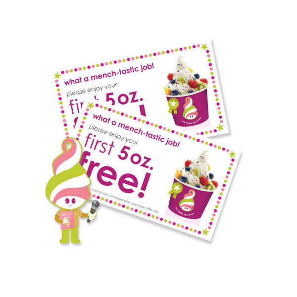Menchie's Free 5 oz Froyo Coupon